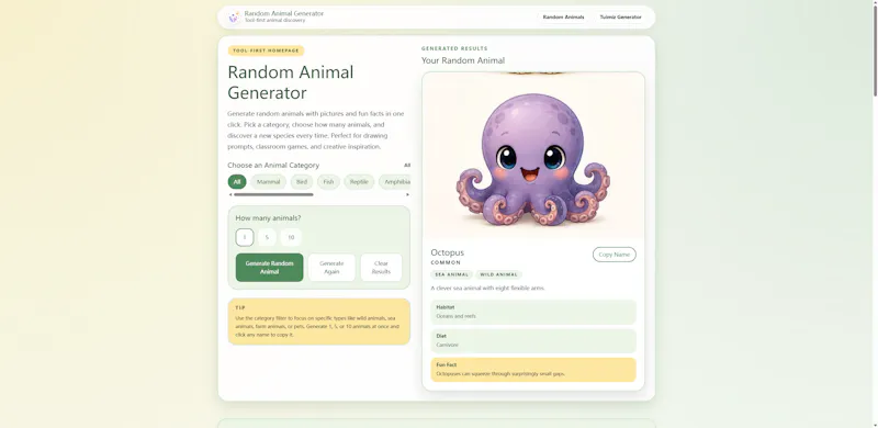 Random Animal Generator screenshot 2