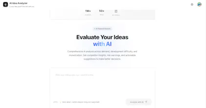 AI Idea Analyzer gallery image