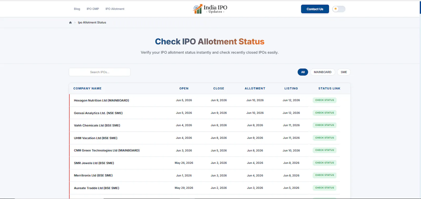 India IPO Updates screenshot 4