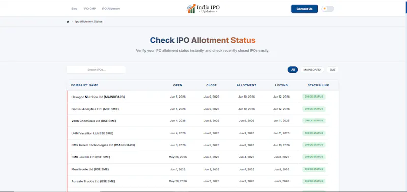 India IPO Updates screenshot 4