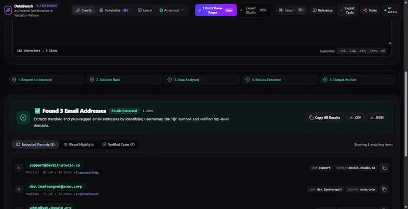 DataBench screenshot 2