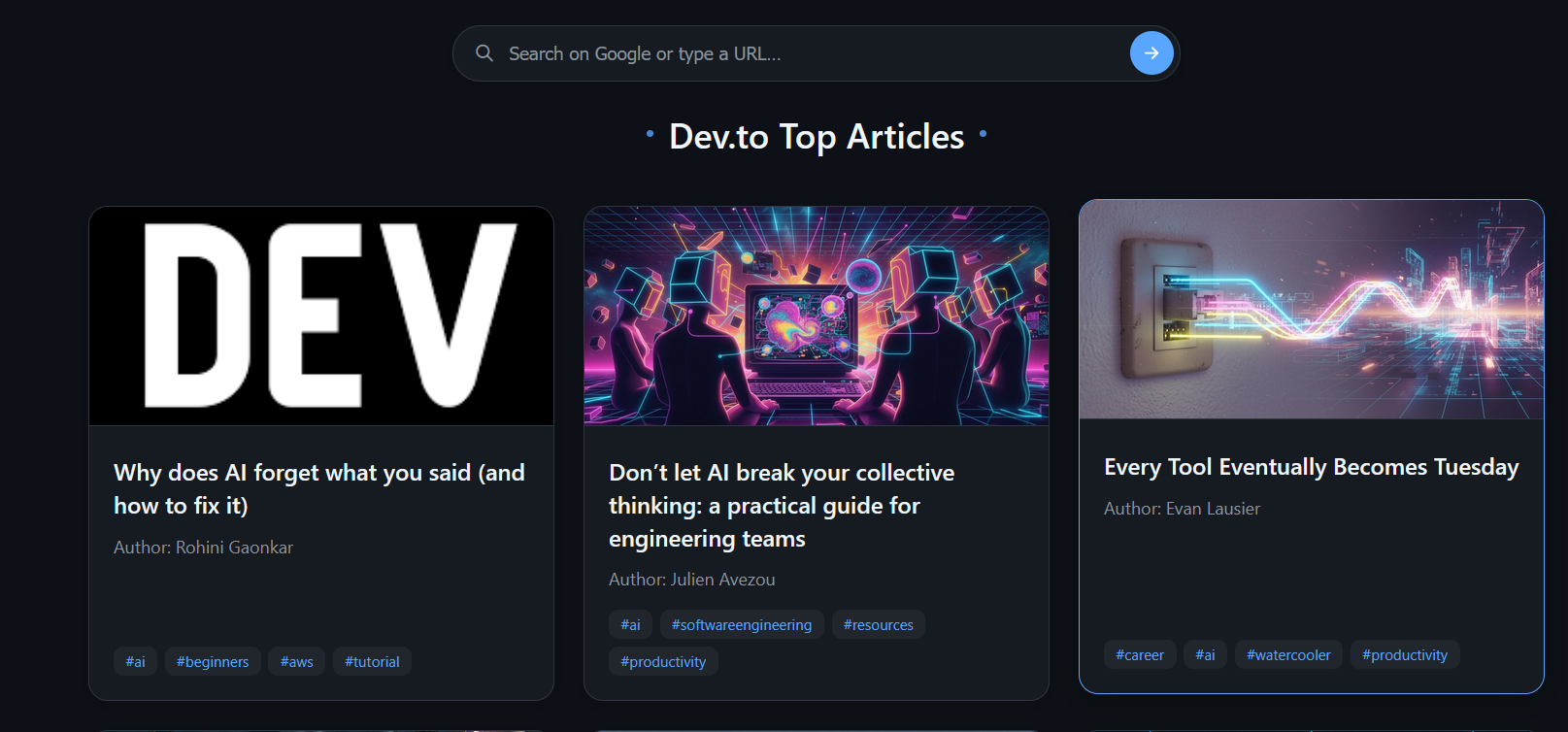 Dev.to News Feed