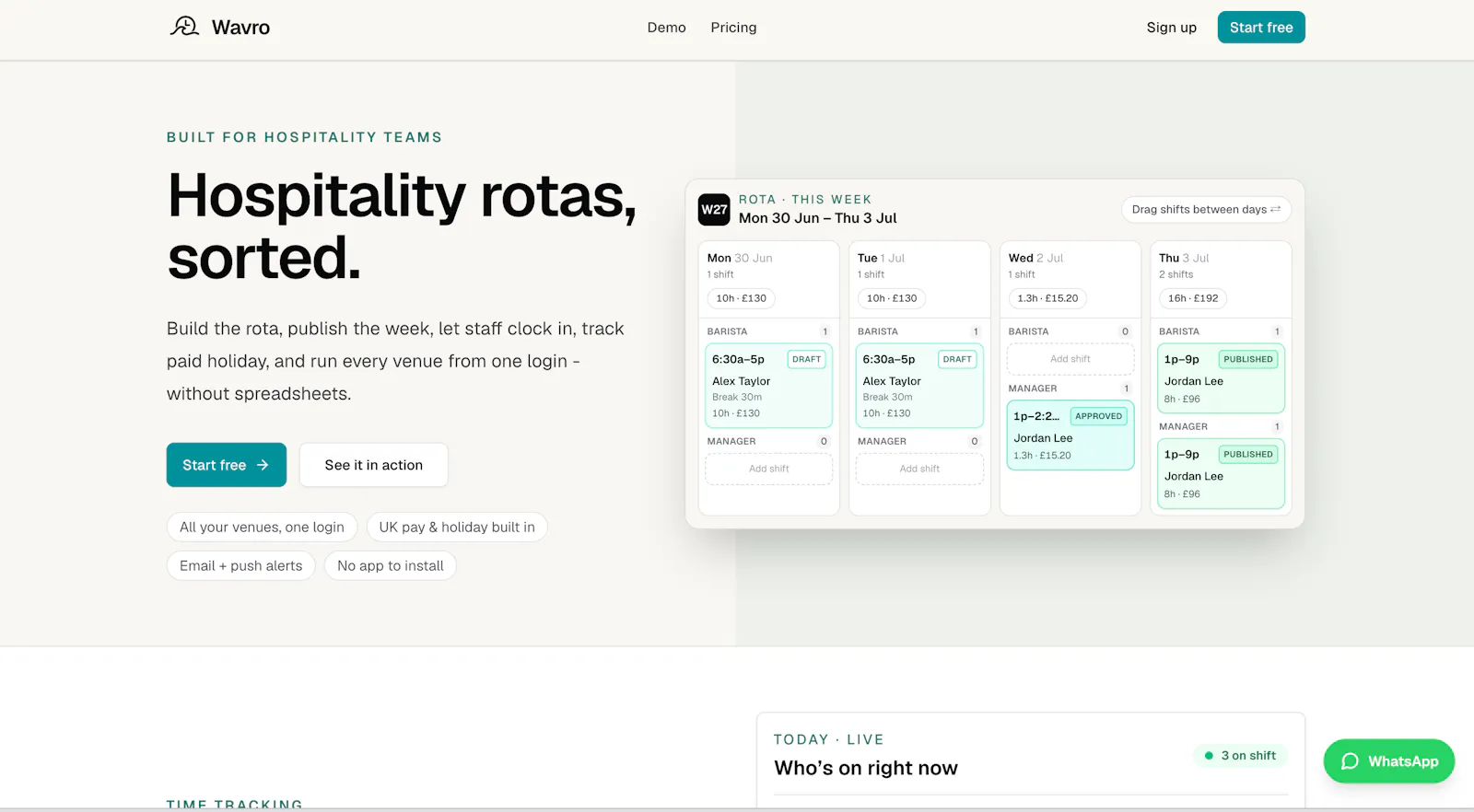 Wavro screenshot 2