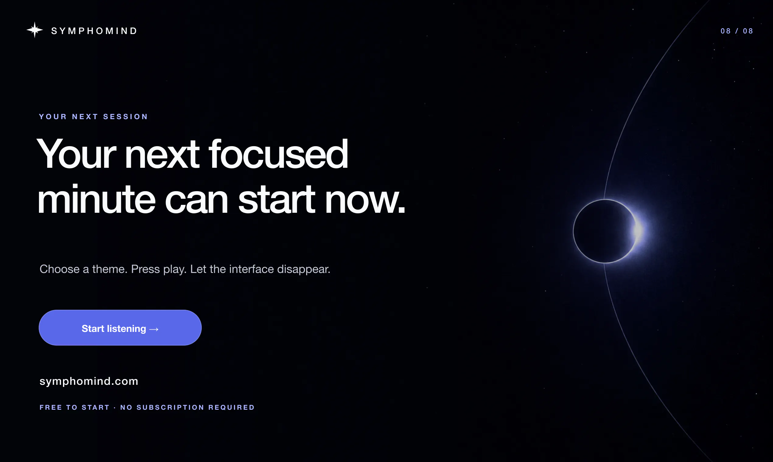 Jump into hours of focus right now. gallery image