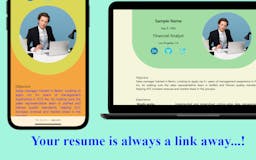 Resji - webpage for resume. media 2