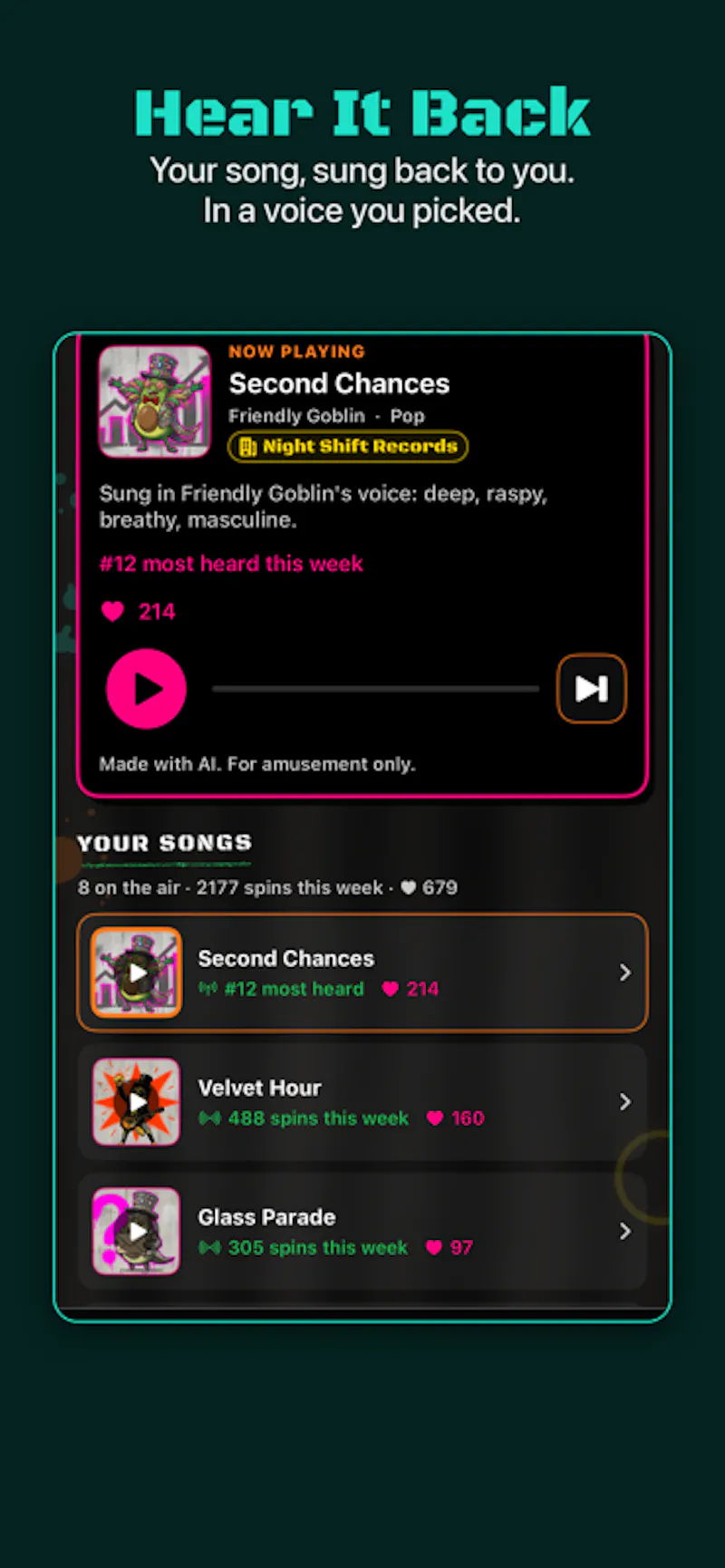 Chart Topper: Music Career iOS Game screenshot 2