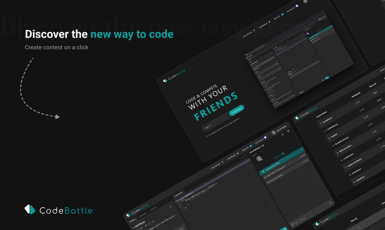 وسائط Codebattle - منصة الترميز التعاونية حقًا للجنرال التالي 4