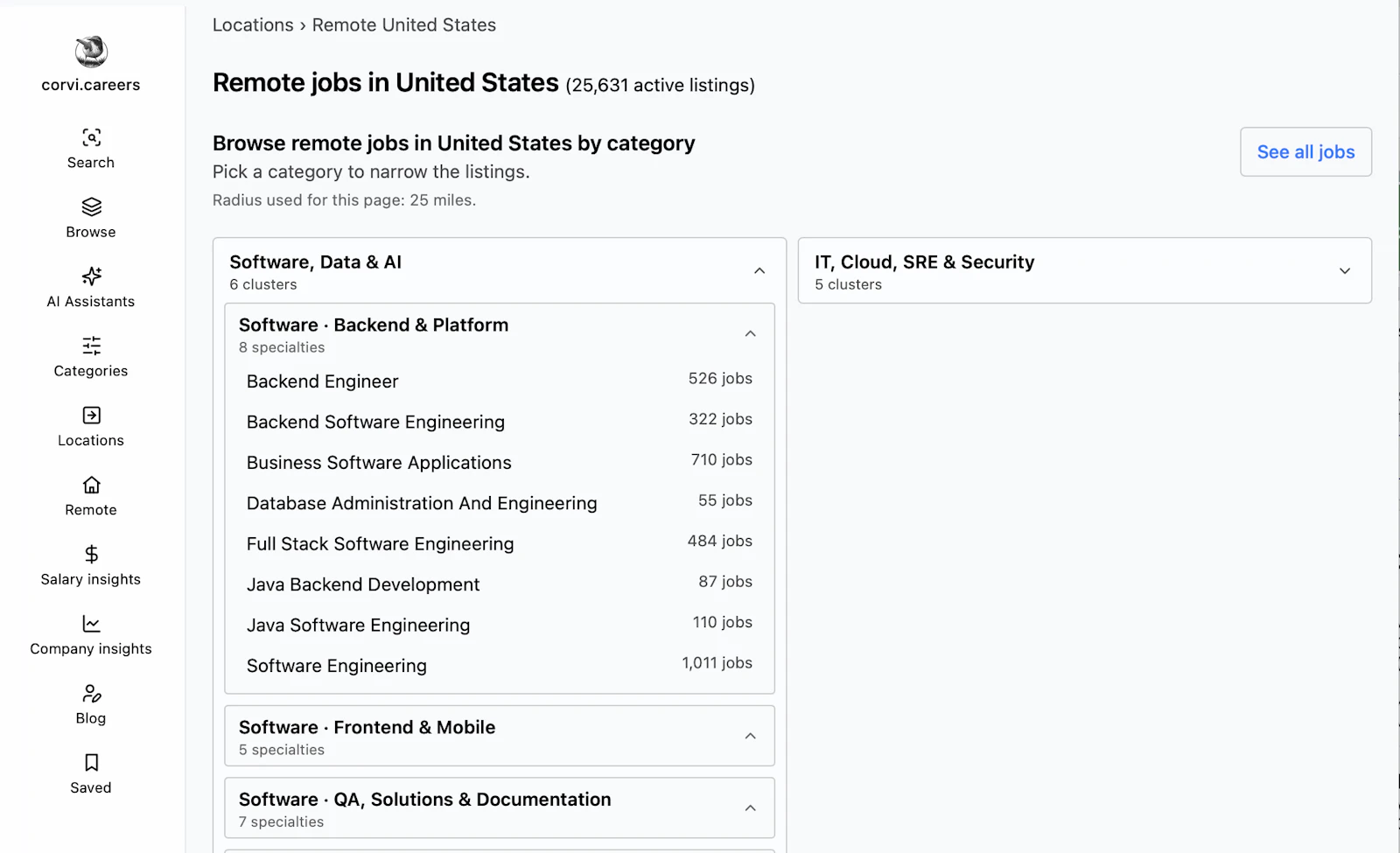 Corvi Careers screenshot 3
