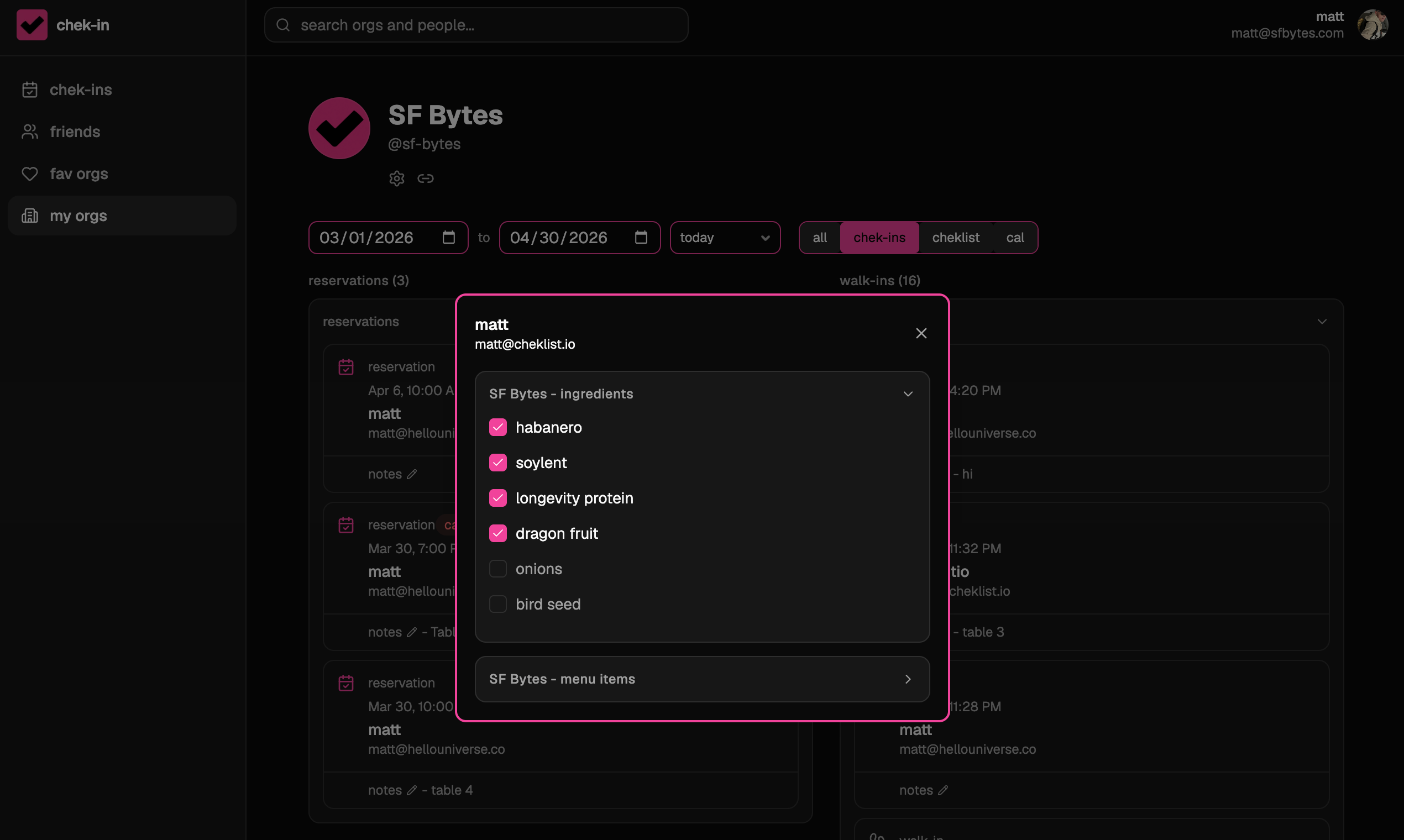 chek-in gallery image