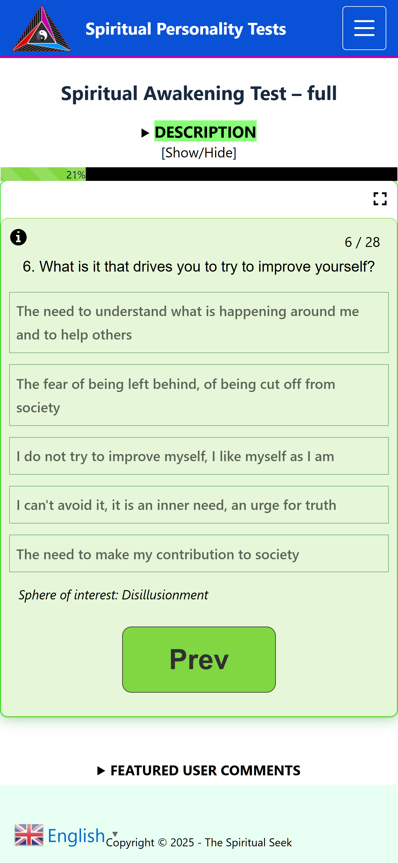 L'app di ricerca spirituale - Spiritualità, psicologia e test di personalità unici media 3