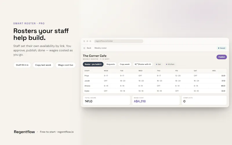 Regentflow screenshot 4