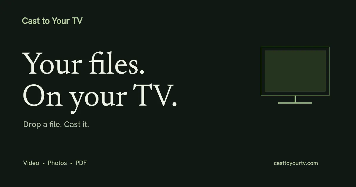 Cast to Your TV gallery image