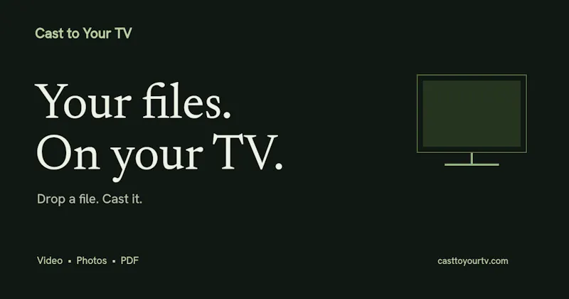 Cast to Your TV screenshot 1