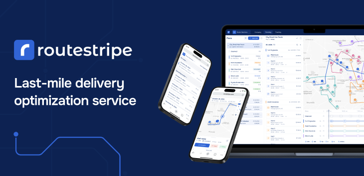 Route Stripe - Main screenshot showing features and interface