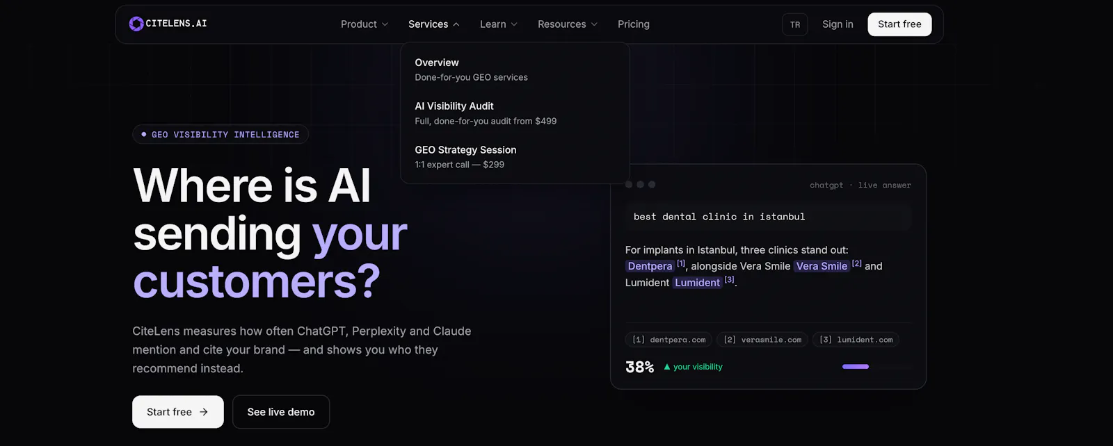 Citelens AI screenshot 2