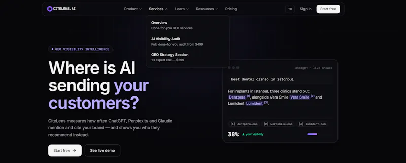Citelens AI screenshot 2