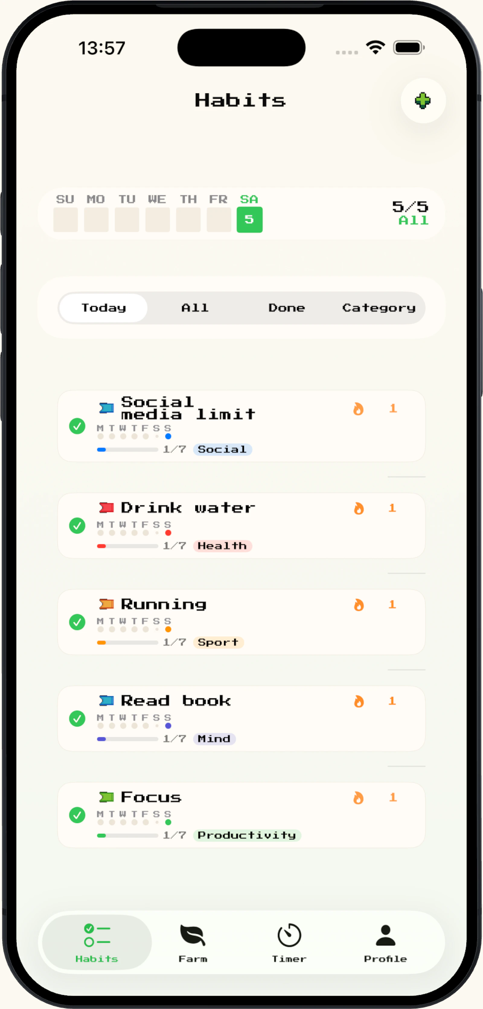 Habit Harvest: Habit Tracker screenshot 1
