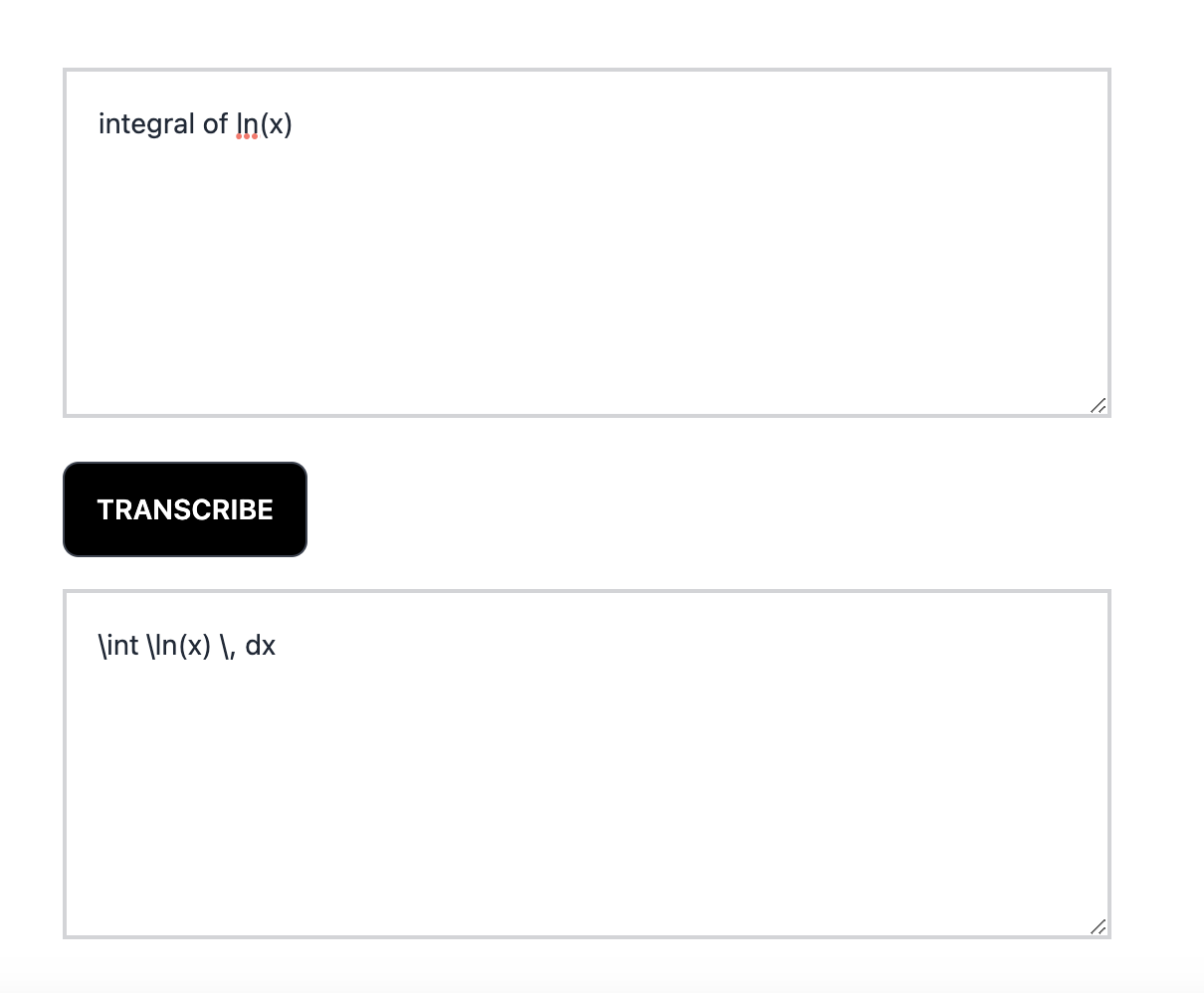 Média Text2latex - Texte alimenté par AI à la transcription de latex 3
