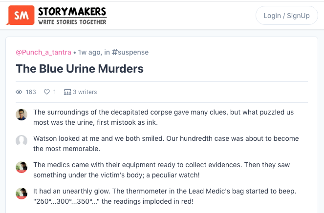 Storymakers Write Stories Together 21 Words At A Time Product Hunt
