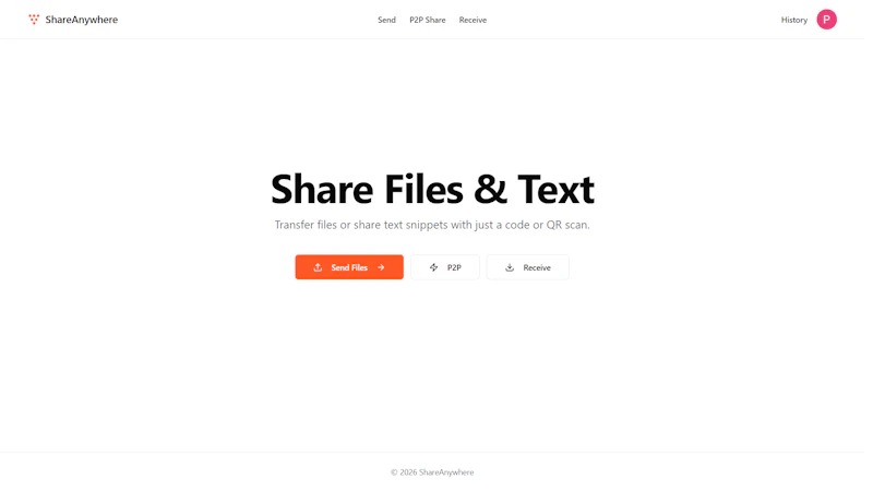ShareAnywhere screenshot 1