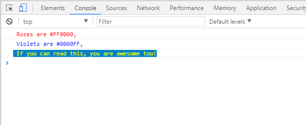 Colored Console Logs gallery image