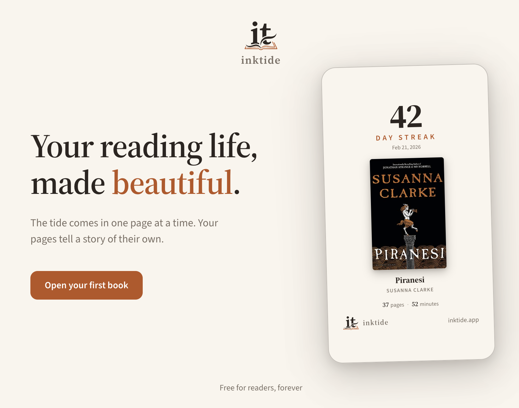 Inktide - Main product screenshot demonstrating key features and user interface