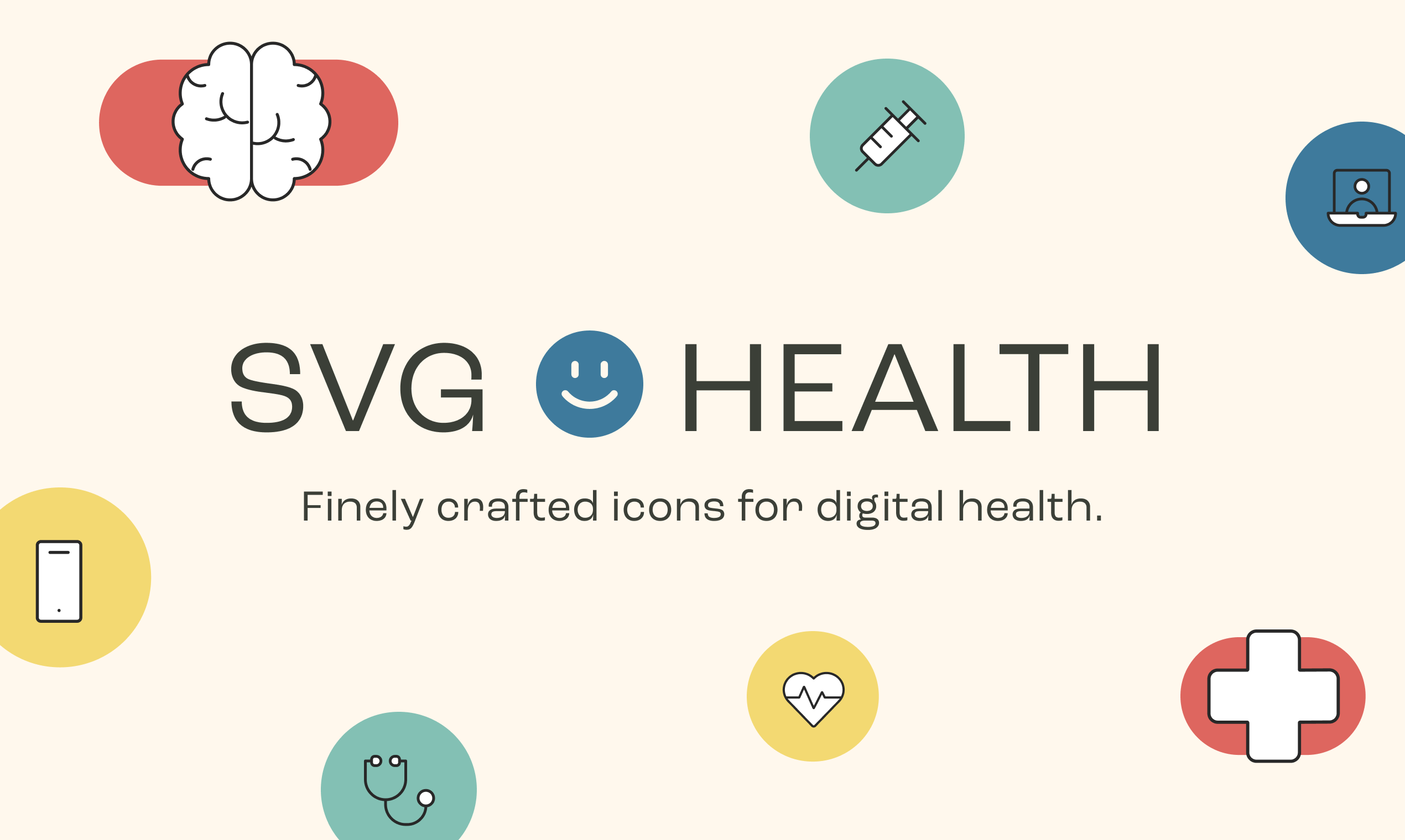 svg.health - डिजिटल स्वास्थ्य के लिए आइकन का एक बारीक तैयार सूट मीडिया 1