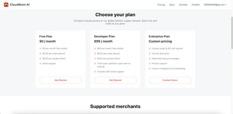 NubeStore CloudStore API screenshot 1