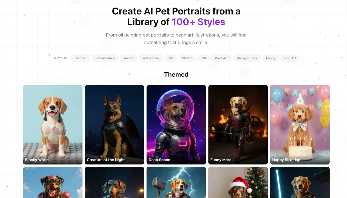 Petshot Pro - AI Pet Portrait Generator