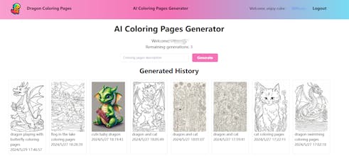 Dragon coloring pages gallery image