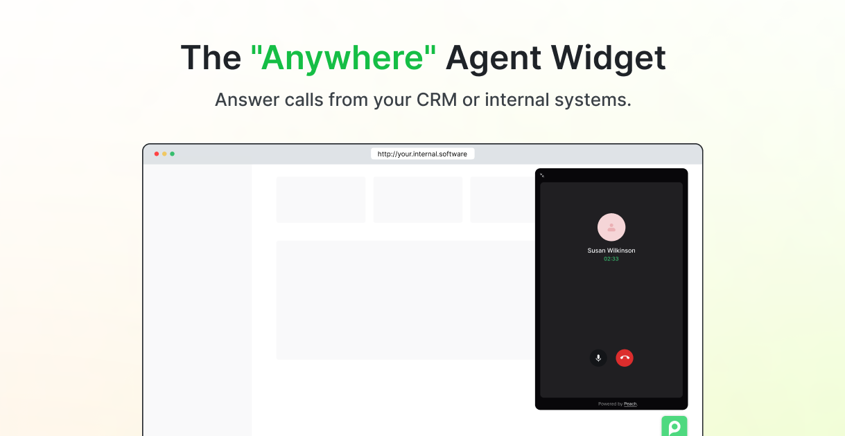 Peach - WhatsApp Calls - Screenshot 3 showing product features and functionality
