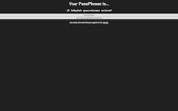 PassPhrase Generator media 1