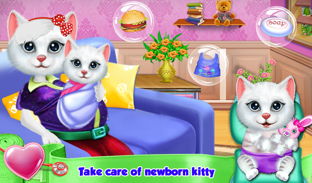 Kitten Newborn Doctor Clinic Checkup Game gallery image