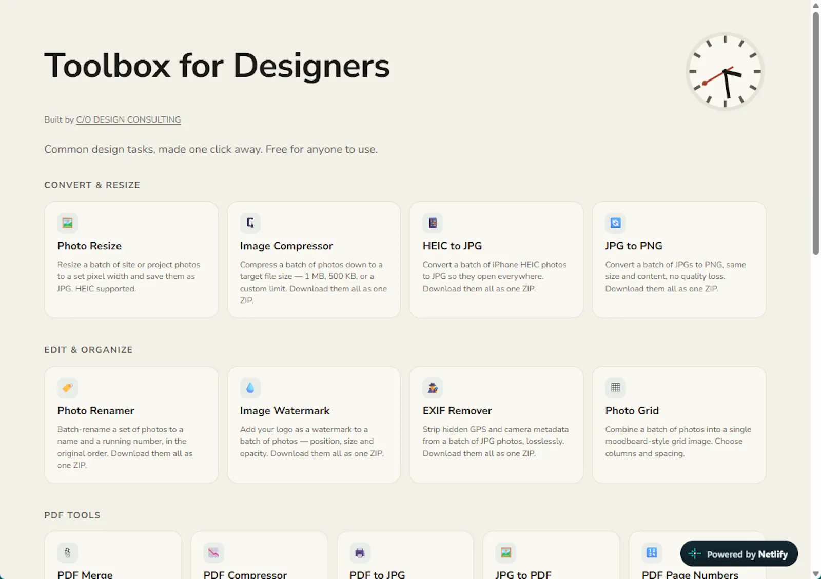 Toolbox for Designers screenshot 1