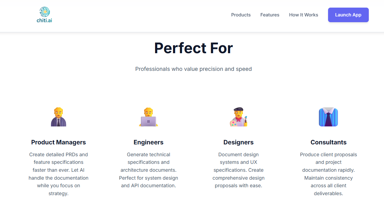 Chiti.ai - Screenshot 5 showing product features and functionality