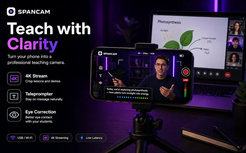 Spancam - Phone as Webcam for Streamers screenshot 5