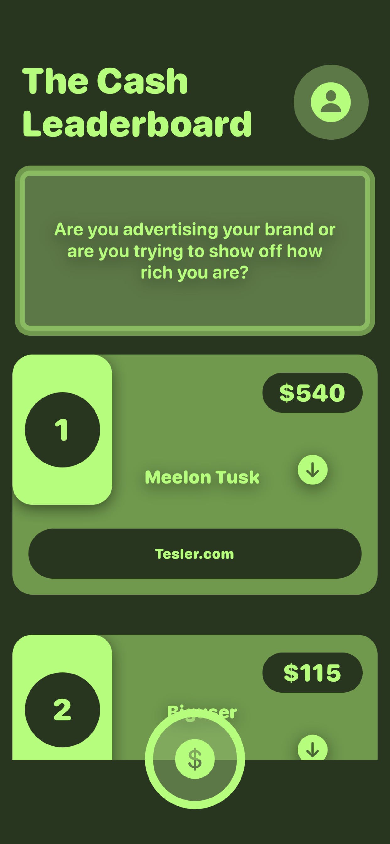 The Cash Leaderboard Product Information, Latest Updates, and Reviews