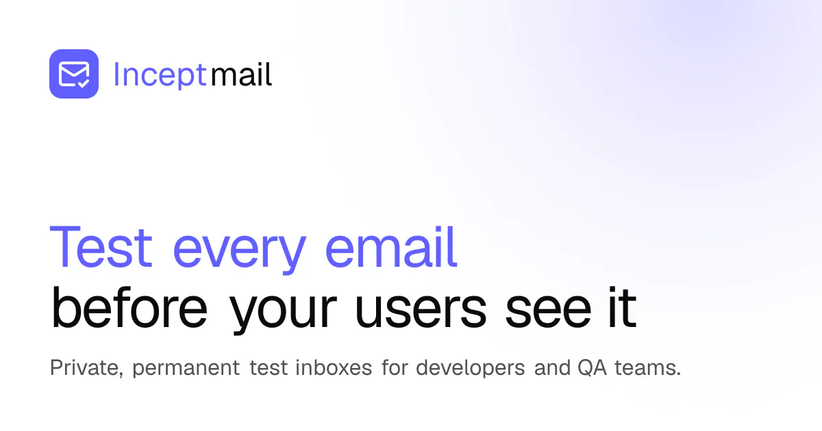 Inceptmail gallery image