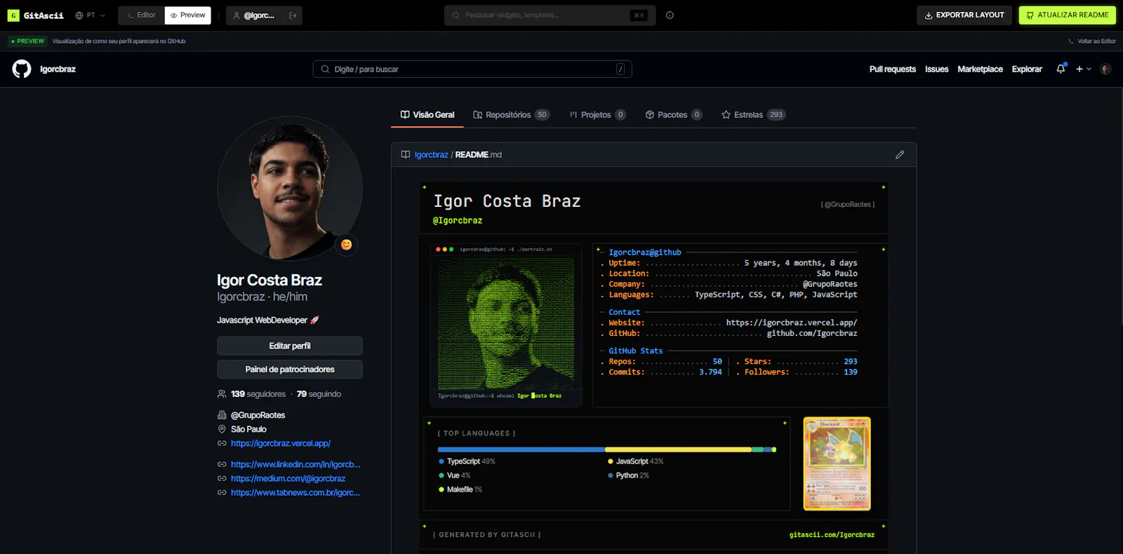 GitAscii screenshot 3