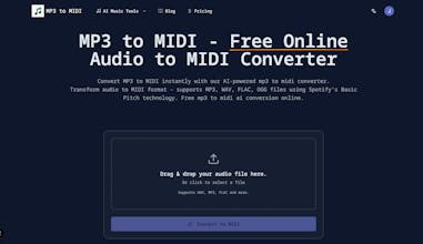 Mp3ToMidi gallery image