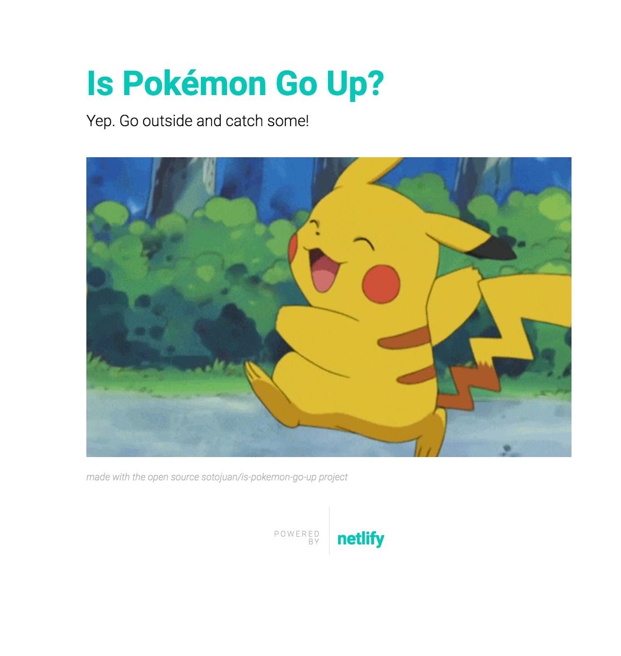 Is Pokemon Go Up? media 1