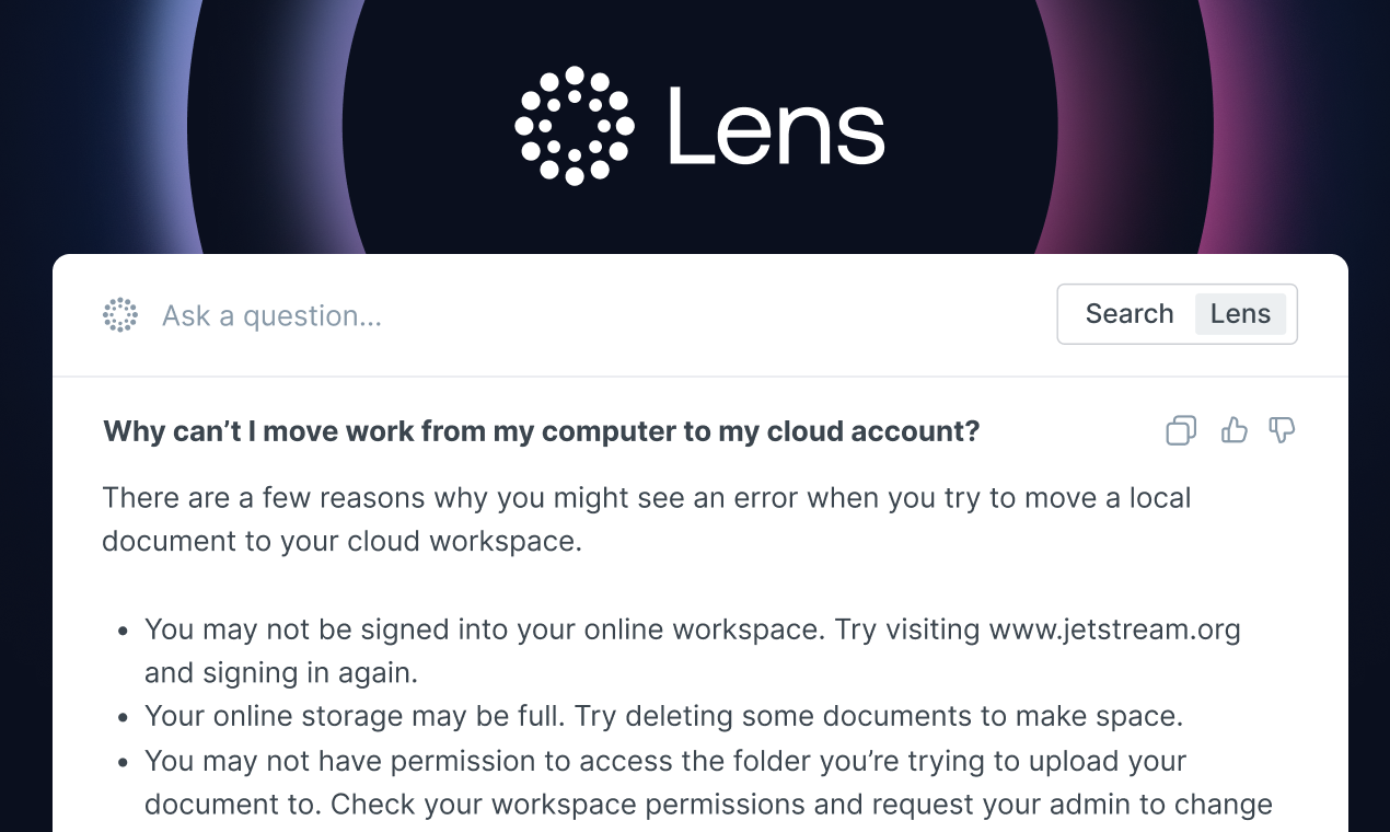GitBook is deze lens - Semantische zoektocht naar uw technische documentatie en kennis media 4