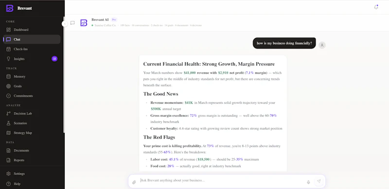 Brevant screenshot 2