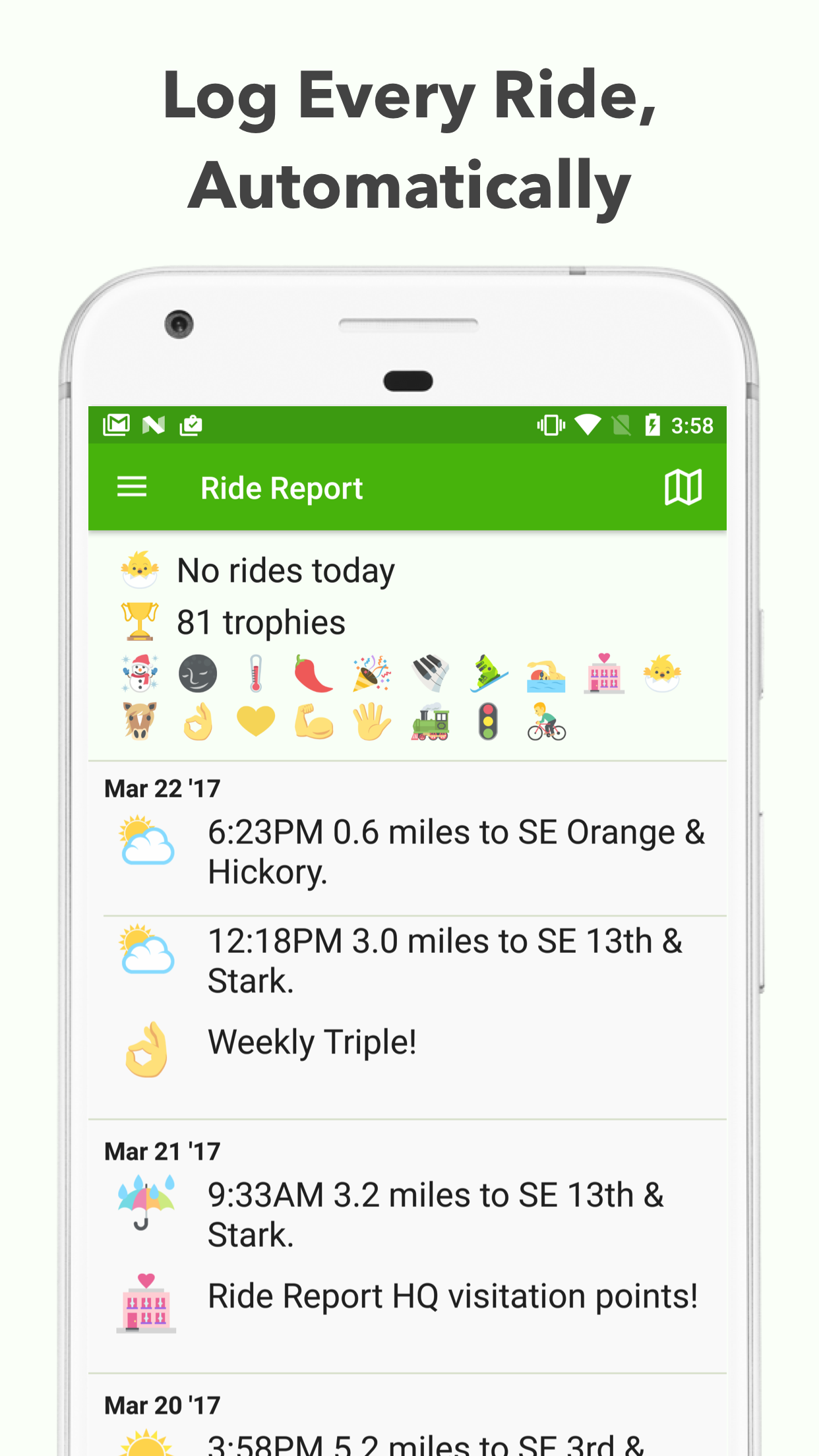 Ride Report for Android gallery image