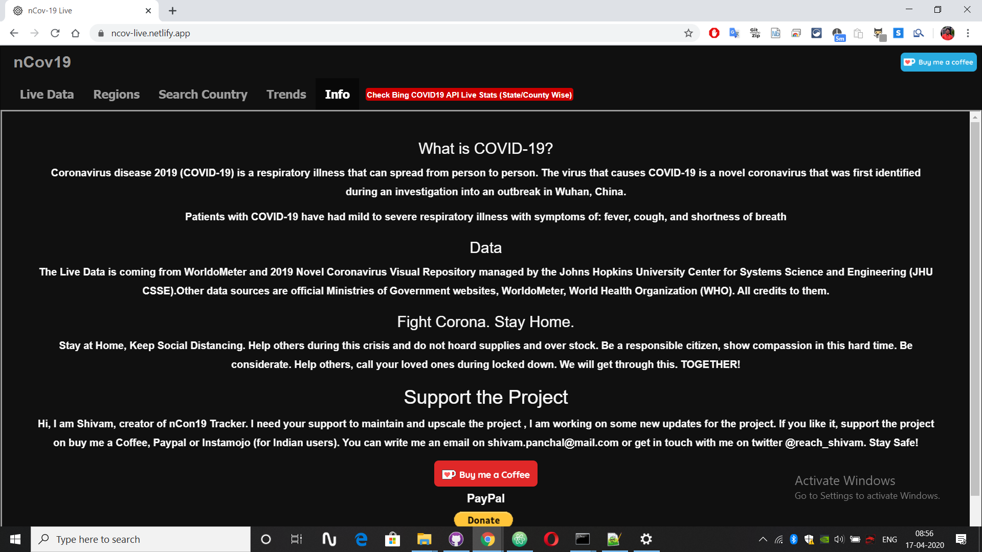 nCov19 Live gallery image