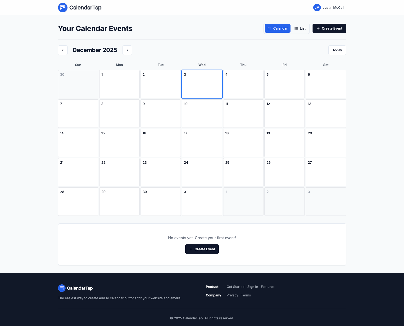 CalendarTap gallery image