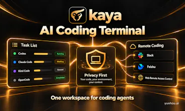 Kaya, AI Coding Terminal gallery image