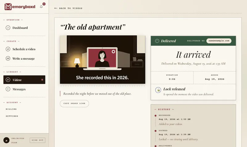 MemoryBoxd screenshot 4