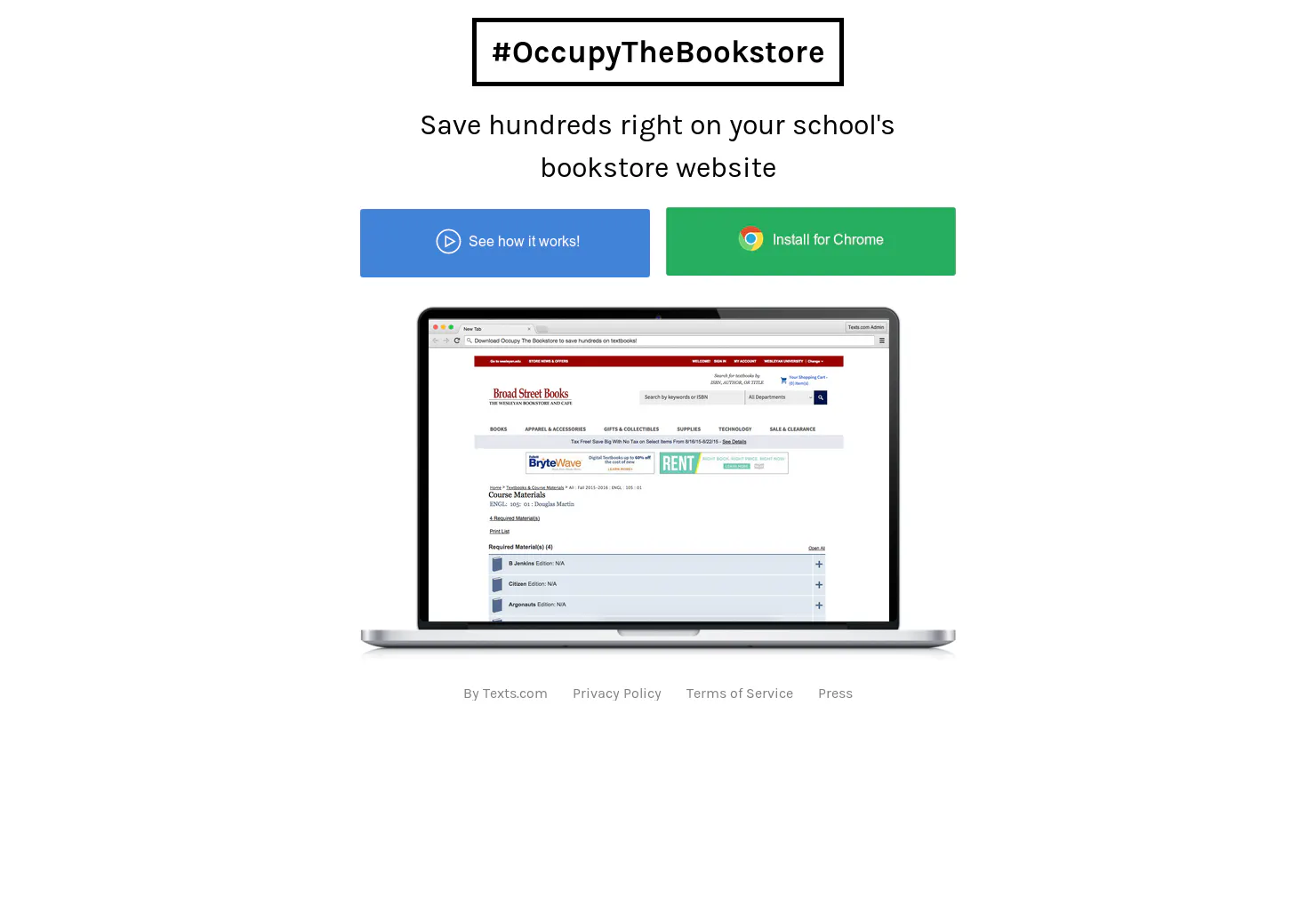 Occupy the Bookstore
