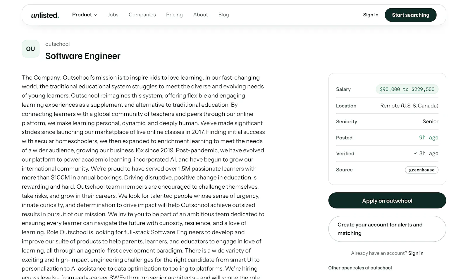 Unlisted Careers screenshot 3